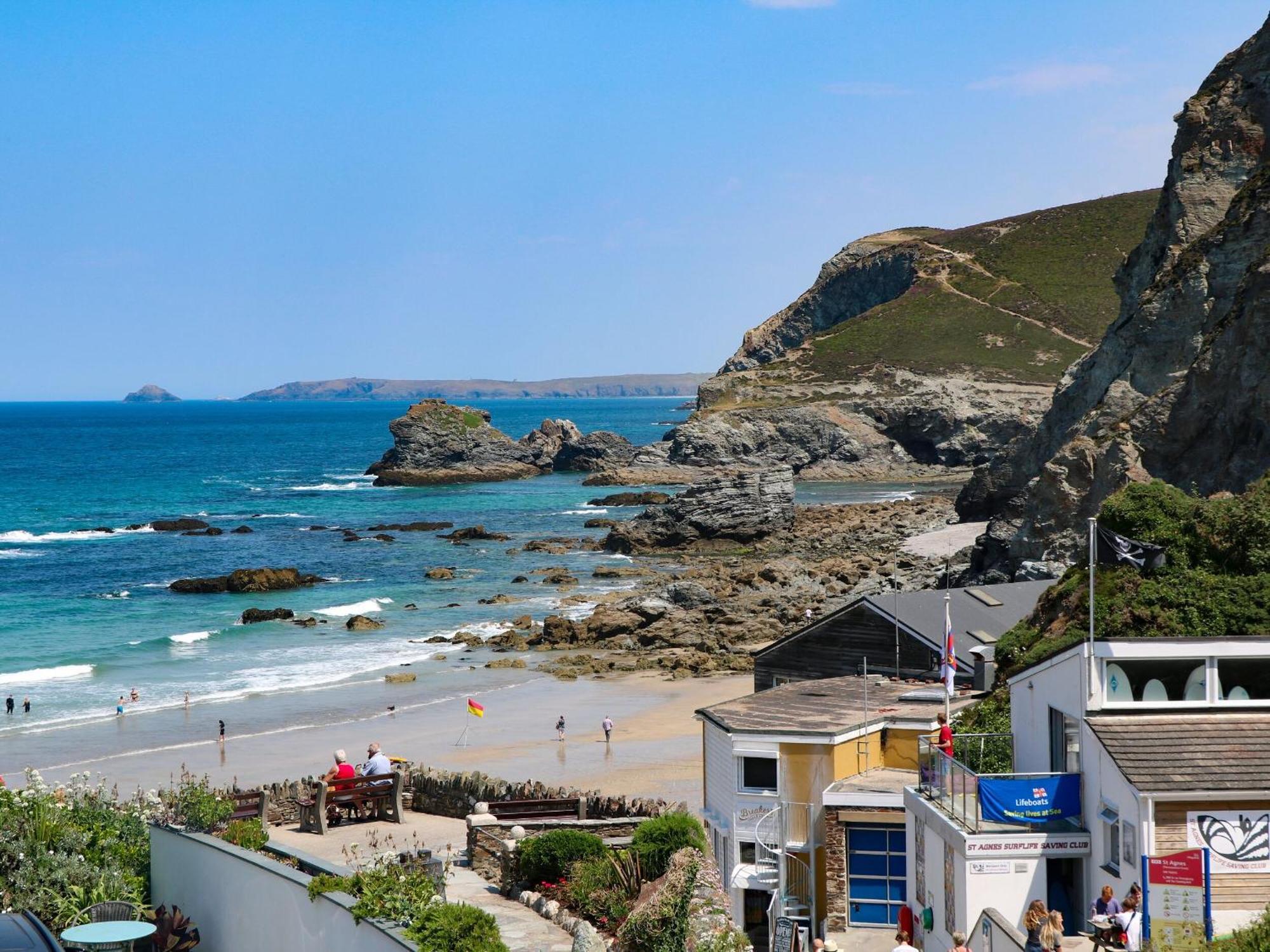 Villa Ocean Blue Porthtowan Exterior foto